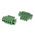 RS PRO 3.5mm Pitch 4 Way Pluggable Terminal Block, Plug, Through Hole, Screw Termination