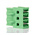 Phoenix Contact 5.08mm Pitch 3 Way Right Angle Pluggable Terminal Block, Inverted Header, Through Hole, Solder
