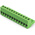 TE Connectivity 5.08mm Pitch 12 Way Pluggable Terminal Block, Plug, Cable Mount, Screw Down Termination