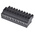 Weidmuller 3.81mm Pitch 10 Way Right Angle Pluggable Terminal Block, Plug, Cable Mount, Screw Termination