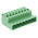 Phoenix Contact 5.08mm Pitch 8 Way Pluggable Terminal Block, Inverted Plug, Cable Mount, Spring Cage Termination