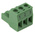 Phoenix Contact 5.08mm Pitch 3 Way Pluggable Terminal Block, Plug, Plug-In, Screw Termination