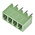 Wurth Elektronik 3.81mm Pitch 4 Way Pluggable Terminal Block, Header, Through Hole, Solder Termination