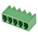 Wurth Elektronik 3.81mm Pitch 5 Way Pluggable Terminal Block, Header, Through Hole, Solder Termination