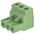 TE Connectivity 5mm Pitch 3 Way Right Angle Pluggable Terminal Block, Plug, Cable Mount, Screw Termination