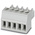 Phoenix Contact 3.5mm Pitch 3 Way Pluggable Terminal Block, Plug, Cable Mount, Screw Termination