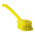 Vikan Yellow 36mm Polyester Hard Scrubbing Brush for Multipurpose Cleaning