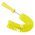 Vikan Yellow 25mm Polyester Medium Scrubbing Brush for Industrial Cleaning