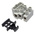 RS PRO Fused Terminal Block, 3-Way, 6.3A, Screw Termination