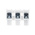 RS PRO Terminal Block Connector, 3-Way, 6A, 14 AWG Wire, Push In Termination
