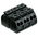 Wago 862 Series Terminal Strip, 3-Way, 32A, 20 → 12 AWG, Wire, Push-In Cage Clamp Termination