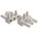 RS PRO Non-Fused Terminal Block, 3-Way, 16A, 2.5 mm² Wire, Screw Down Termination