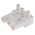 RS PRO Non-Fused Terminal Block, 3-Way, 16A, 2.5 mm² Wire, Screw Down Termination