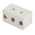 RS PRO Non-Fused Terminal Block, 3-Way, 57A, 8 AWG Wire, Screw Down Termination