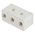 RS PRO Non-Fused Terminal Block, 3-Way, 32A, 12 AWG Wire, Screw Down Termination