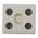 RS PRO Non-Fused Terminal Block, 2-Way, 57A, 8 AWG Wire, Screw Down Termination