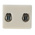 RS PRO Non-Fused Terminal Block, 2-Way, 57A, 8 AWG Wire, Screw Down Termination