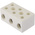 RS PRO Non-Fused Terminal Block, 3-Way, 76A, 6 AWG Wire, Screw Down Termination