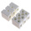 RS PRO Non-Fused Terminal Block, 3-Way, 5 → 32A, 12 AWG Wire, Screw Down Termination