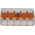Wago 221 Series Lever Connector, 5-Way, 32A, 24 → 12 AWG Wire, Cage Clamp Termination