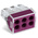 Wago 773 PUSH WIRE Series Junction Box Connector, 6-Way, 24A, 18 → 12 AWG, 16 → 12 AWG Wire, Push In