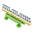 Entrelec, DBTI Earth Bar for use with Terminal Blocks