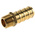 Legris Brass 1/2 in BSPT Male x 19 mm Barbed Male Straight Tailpiece Adapter Threaded Fitting