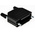 RS PRO Nylon D Sub Backshell, 15 Way, Strain Relief