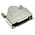 MH Connectors MHDTZK-RA Series Zinc D Sub Backshell, 25 Way, Strain Relief