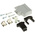 RS PRO PPO D Sub Backshell, 9 Way, Strain Relief