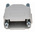 MH Connectors MHDPPK-SLIM Series Polyamide D Sub Backshell, 9 Way, Strain Relief