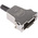 FCT from Molex FMK Series Die Cast Zinc D Sub Backshell, 15 Way, Strain Relief