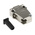 FCT from Molex FMK Series Die Cast Zinc Angled D Sub Backshell, 9 Way, Strain Relief