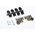 MH Connectors MHD45PK Series ABS Angled D Sub Backshell, 9 Way, Strain Relief