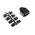 MH Connectors MHDTPPK Series ABS D Sub Backshell, 9 Way, Strain Relief