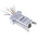 RS PRO D Sub Adapter Male 9 Way D-Sub to Female RJ45
