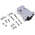 MH Connectors MHCCOV-MP Series ABS D Sub Backshell, 9 Way, Strain Relief