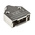 MH Connectors MHDM Series Zinc D Sub Backshell, 15 Way, Strain Relief