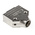 MH Connectors MHDM Series Zinc D Sub Backshell, 15 Way, Strain Relief