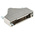 MH Connectors MHDM Series Zinc D Sub Backshell, 37 Way, Strain Relief