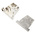RS PRO ABS D Sub Backshell, 25 Way, Strain Relief