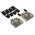 TE Connectivity ADK Series Zinc D Sub Backshell, 15 Way, Strain Relief