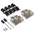 TE Connectivity ADK Series Zinc D Sub Backshell, 15 Way, Strain Relief