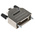 TE Connectivity ADK Series Zinc D Sub Backshell, 15 Way, Strain Relief