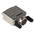 TE Connectivity ADK Series Zinc D Sub Backshell, 9 Way, Strain Relief