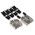 TE Connectivity ADK Series Zinc D Sub Backshell, 9 Way, Strain Relief