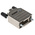 TE Connectivity ADK Series Zinc D Sub Backshell, 9 Way, Strain Relief