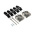 HARTING D-sub Series Metal D Sub Backshell, 9 Way