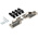 MH Connectors MHDCMR Series Zinc Right Angle D Sub Backshell, 25 Way, Strain Relief