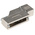 MH Connectors MHDCMR Series Zinc Right Angle D Sub Backshell, 25 Way, Strain Relief